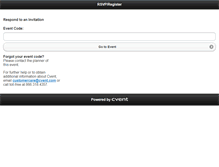Tablet Screenshot of paragon-events.cvent.com