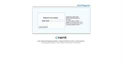 Desktop Screenshot of cystinosissurvey.cvent.com