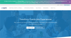 Desktop Screenshot of cvent.com