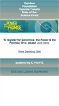 Mobile Screenshot of genomicspowerandpromise.cvent.com