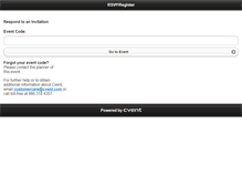 Tablet Screenshot of mckesson.cvent.com