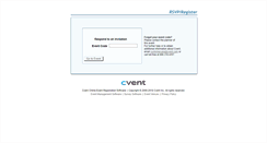 Desktop Screenshot of jobson.cvent.com
